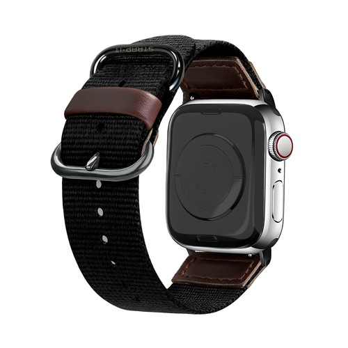 Apple Watch Ultra canvas bandje (zwart)
