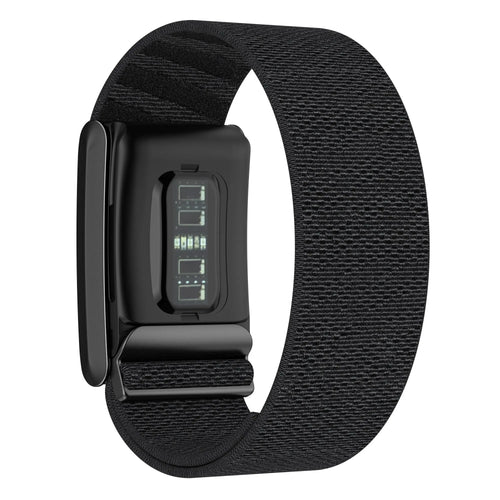 Bracelet nylon compatible avec Whoop 4.0 (noir)