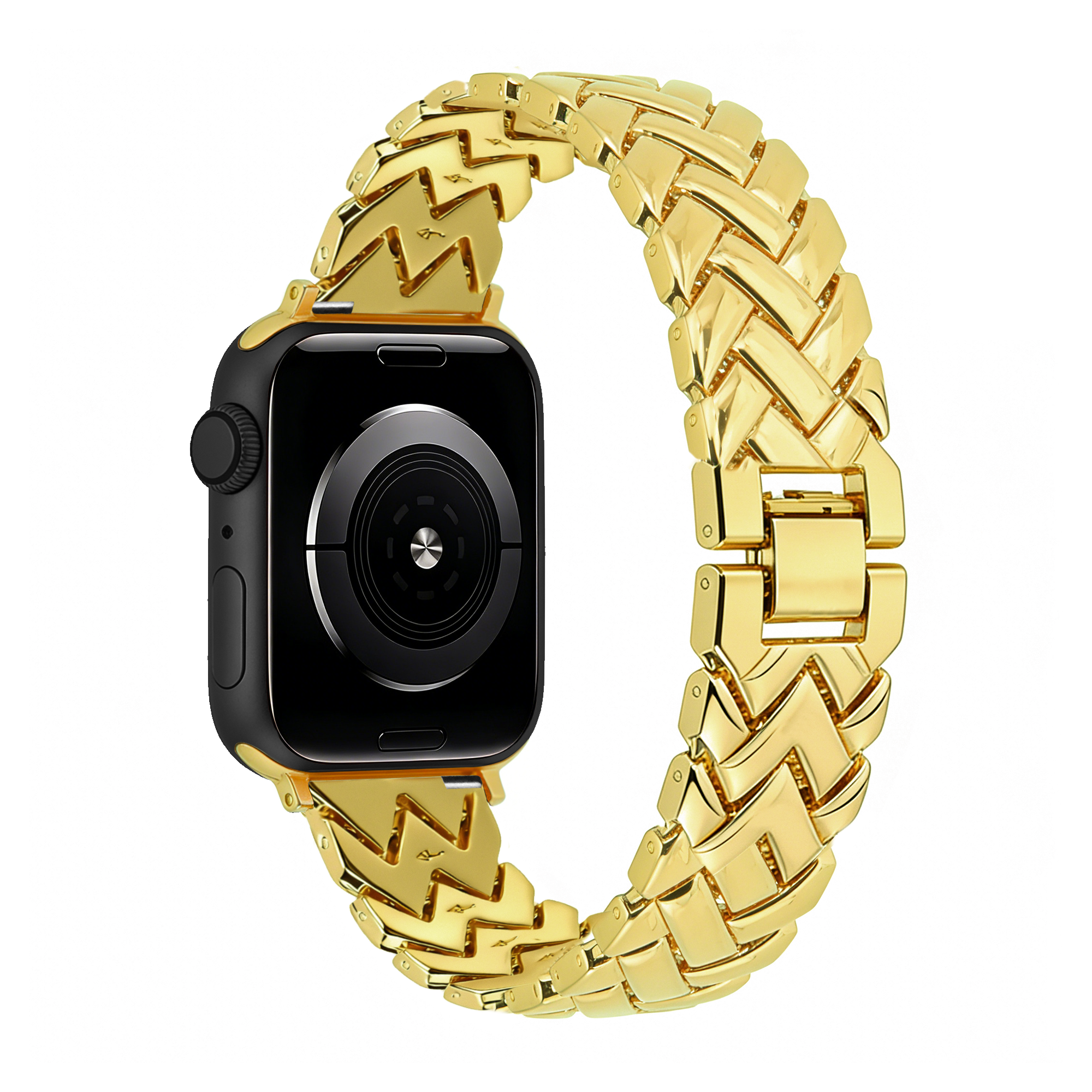 Bandz Apple Watch metalen band 'V-type' (goud)