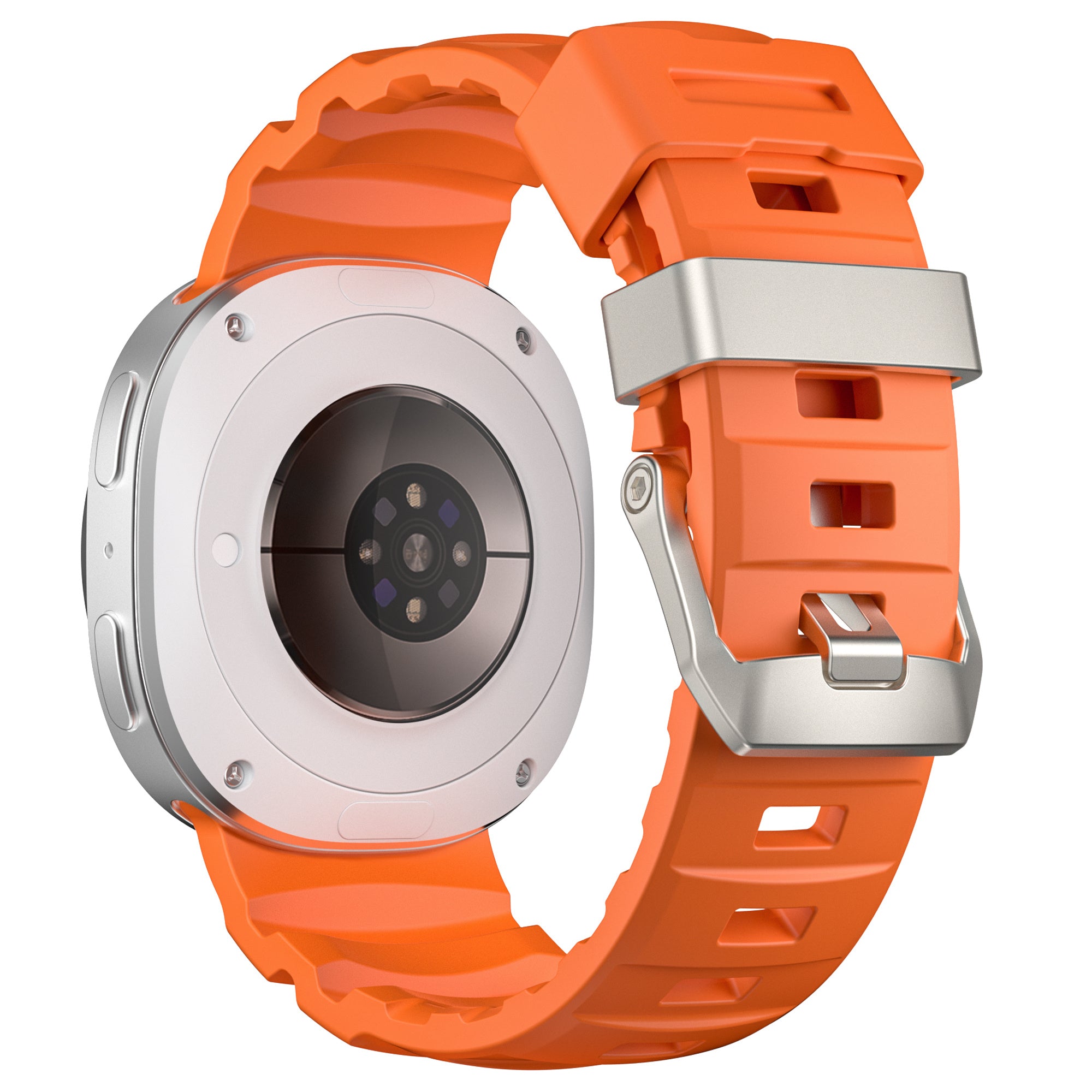 Samsung Galaxy Watch 8 - 44mm Extreme Silikonarmband (Orange)