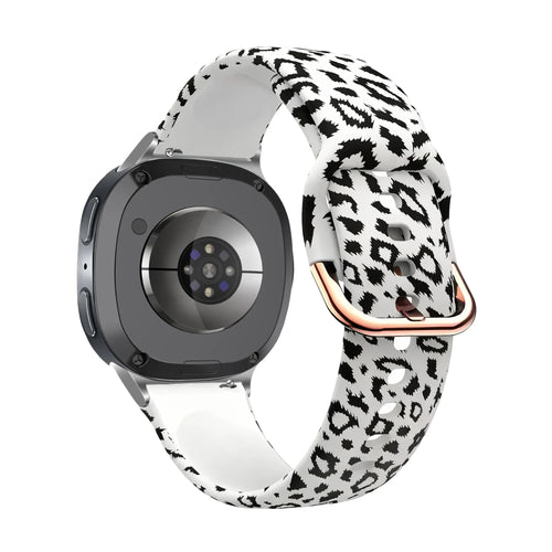 Samsung Galaxy Watch 8 Classic White Leopard Armband