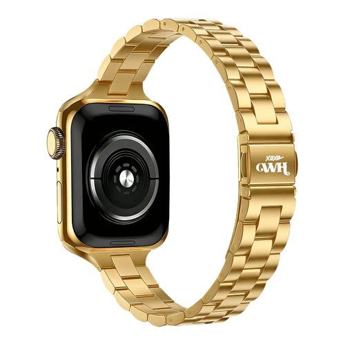 xoxo Wildhearts Bracelet acier fin Apple Watch (or)