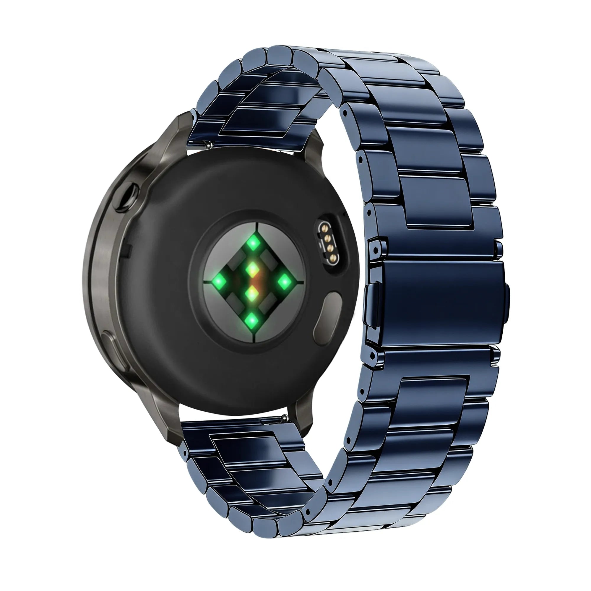 Bandz Garmin Vivoactive 4 Stahlarmband 'Classic' (Blau)