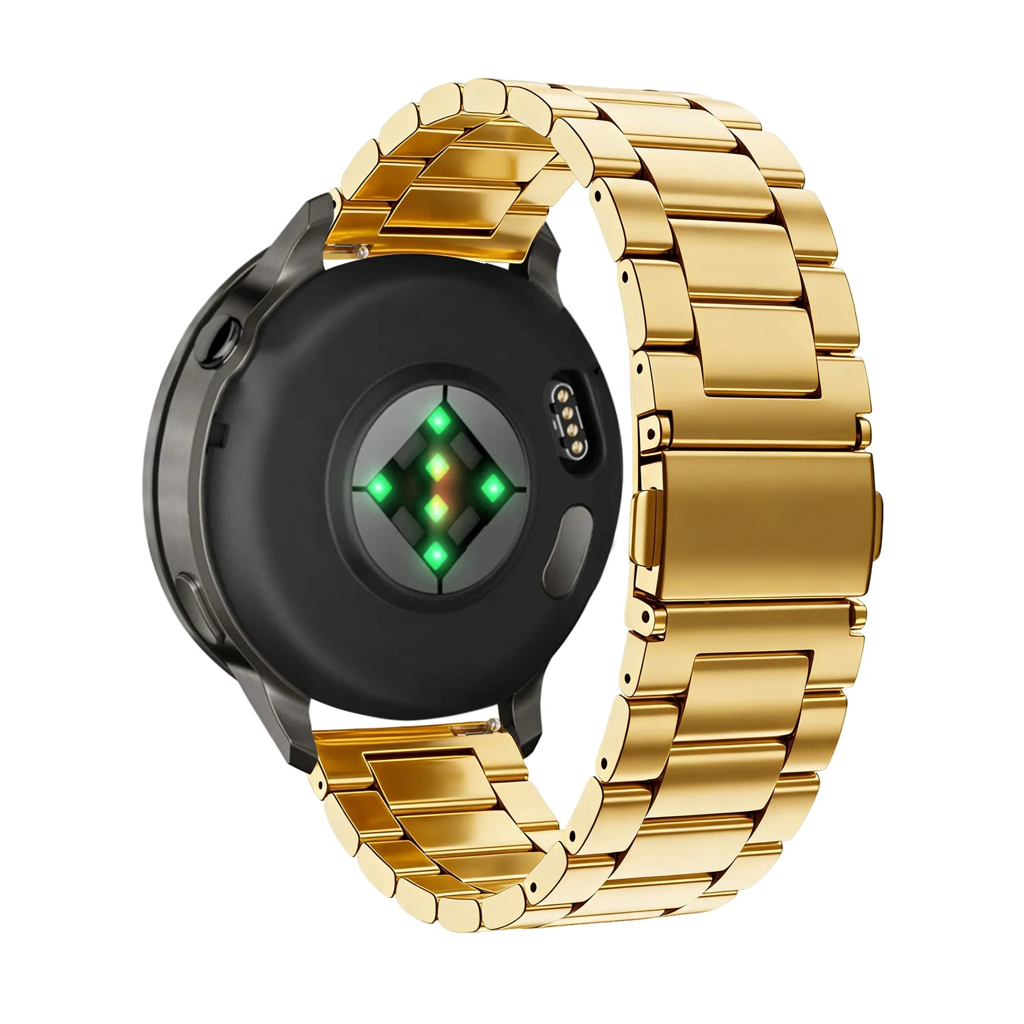 Bandz Garmin Forerunner 265s stalen band 'Classic' (goud)