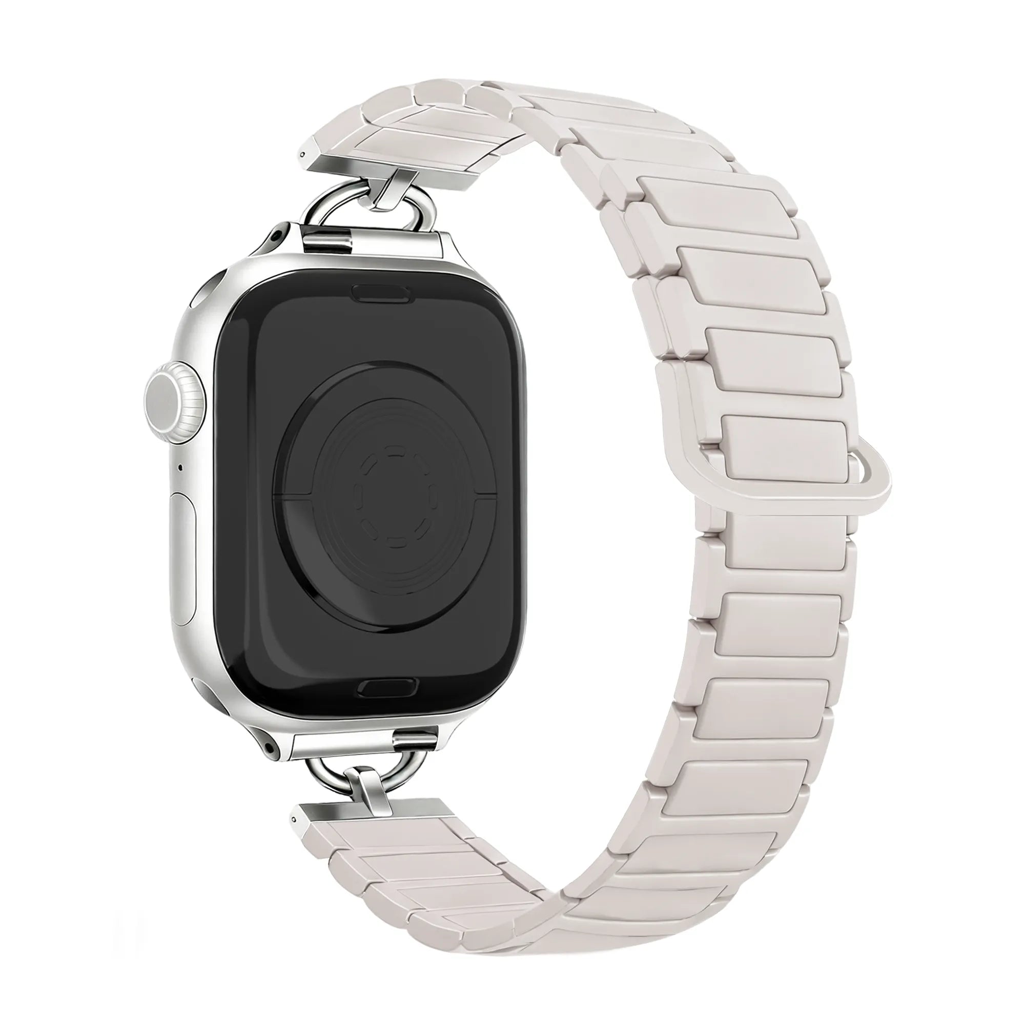 Bandz Apple Watch Magnetisches Silikonarmband 'Slim' (Polarstern)