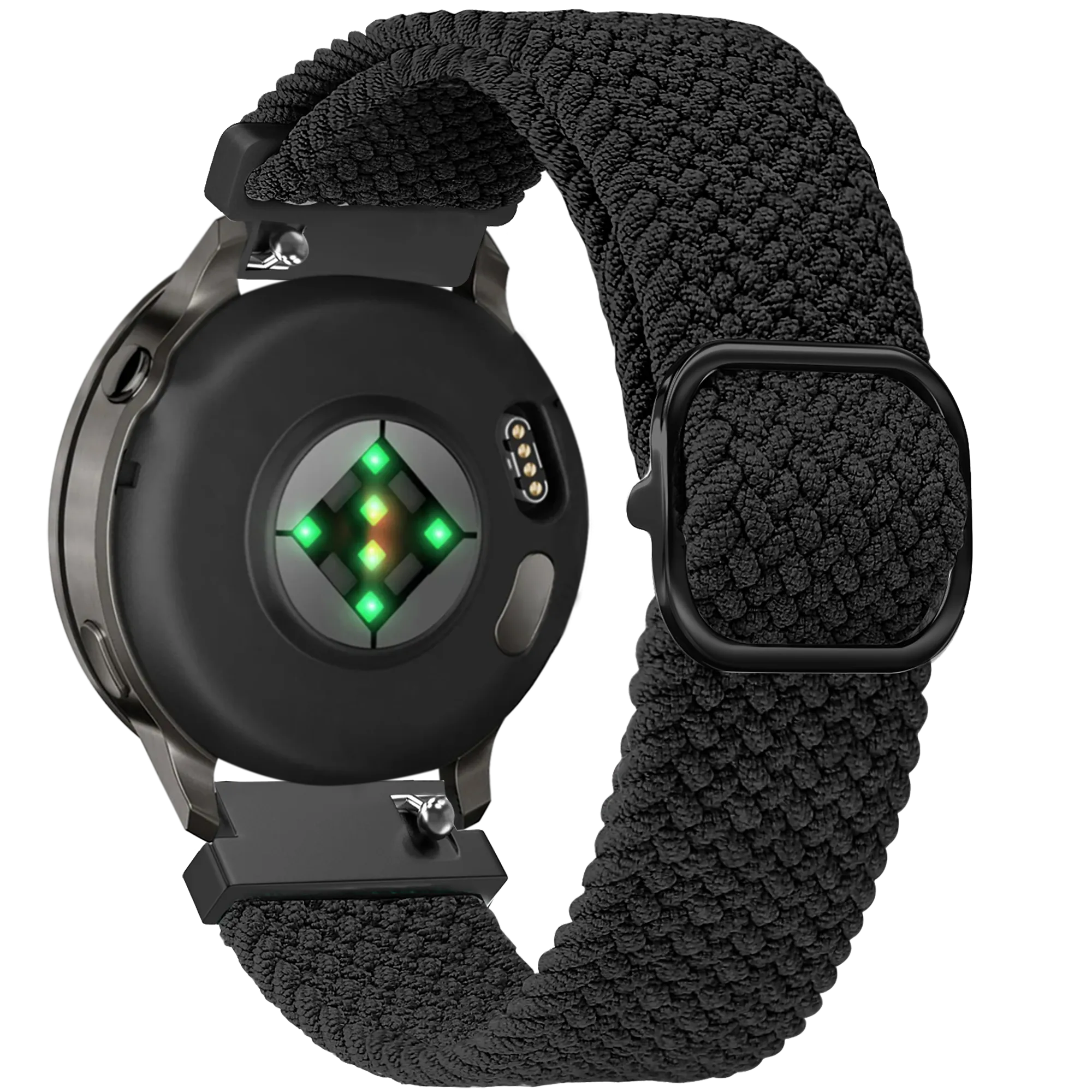 Bandz Garmin Venu 3s Adjustable Braided Strap (Black)