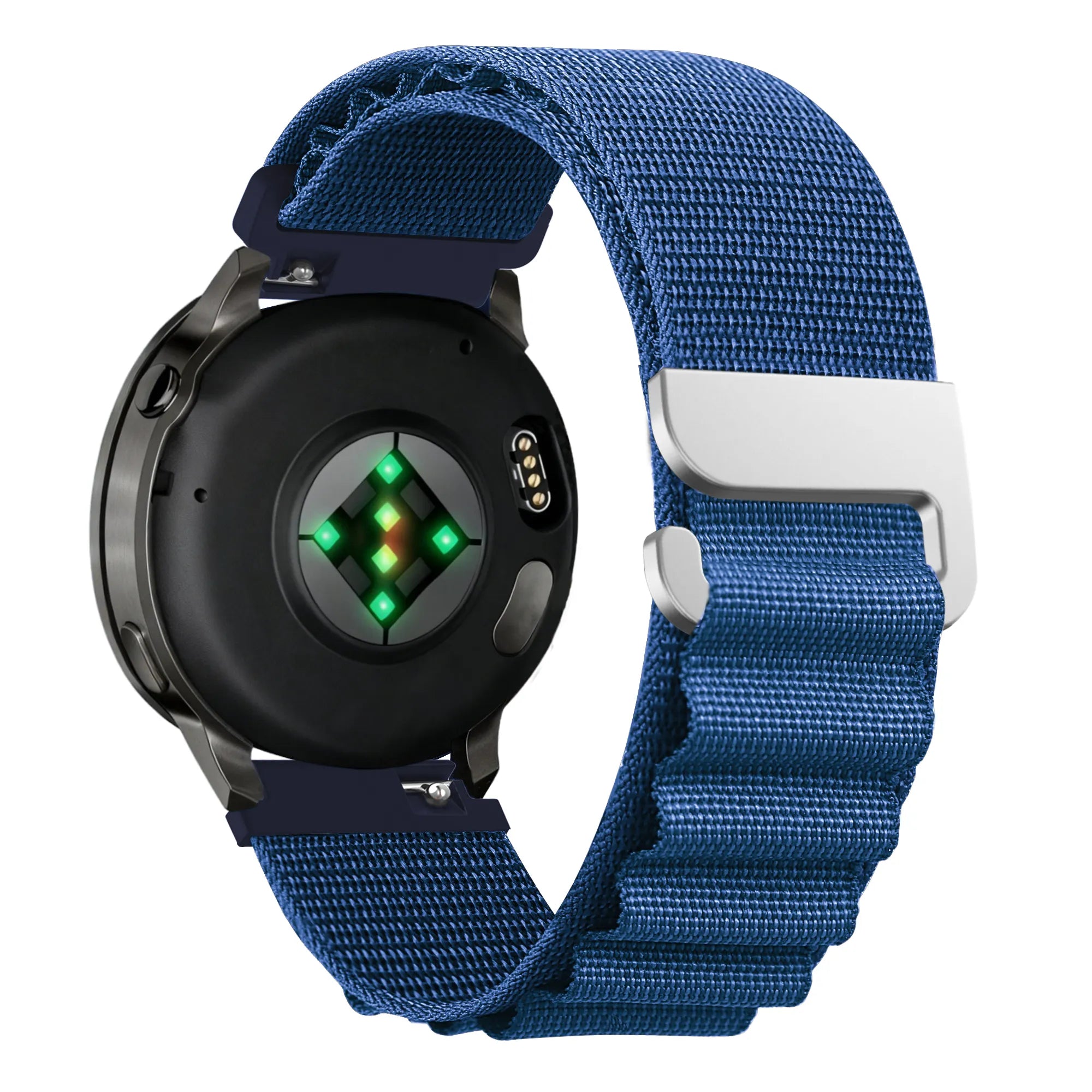Bandz Garmin Forerunner 265 Alpine Nylonarmband (Blau)