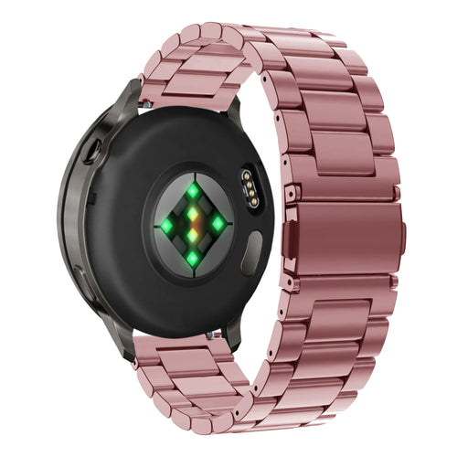 Bandz Garmin Venu 3s Steel Strap 'Classic' (Pink)