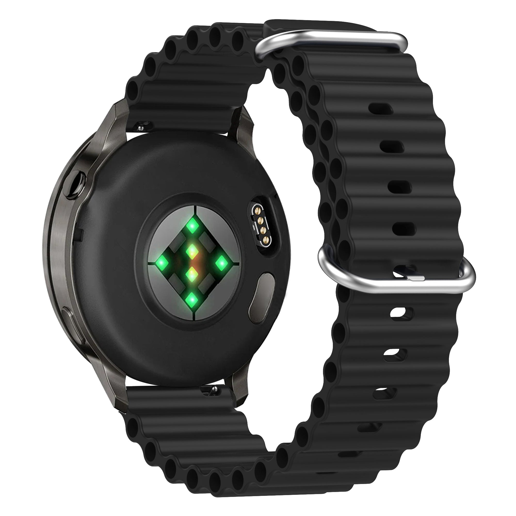 Bandz Garmin Vivomove Trend Ocean Strap 'Classic' (Black)