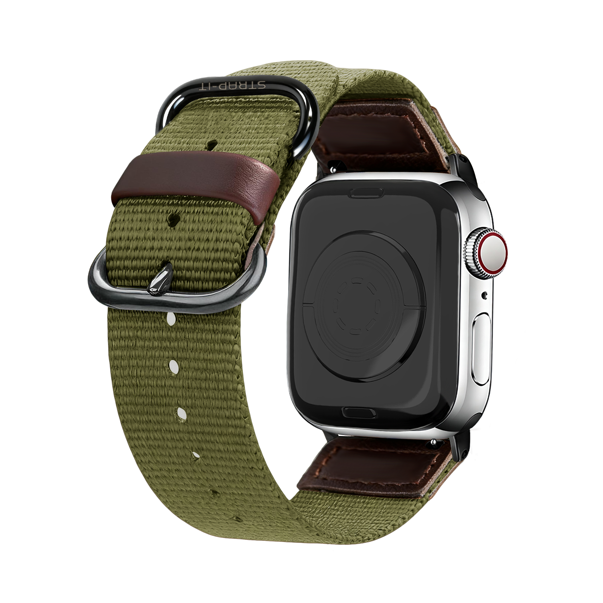Apple Watch Ultra Canvas Strap (Army Green)