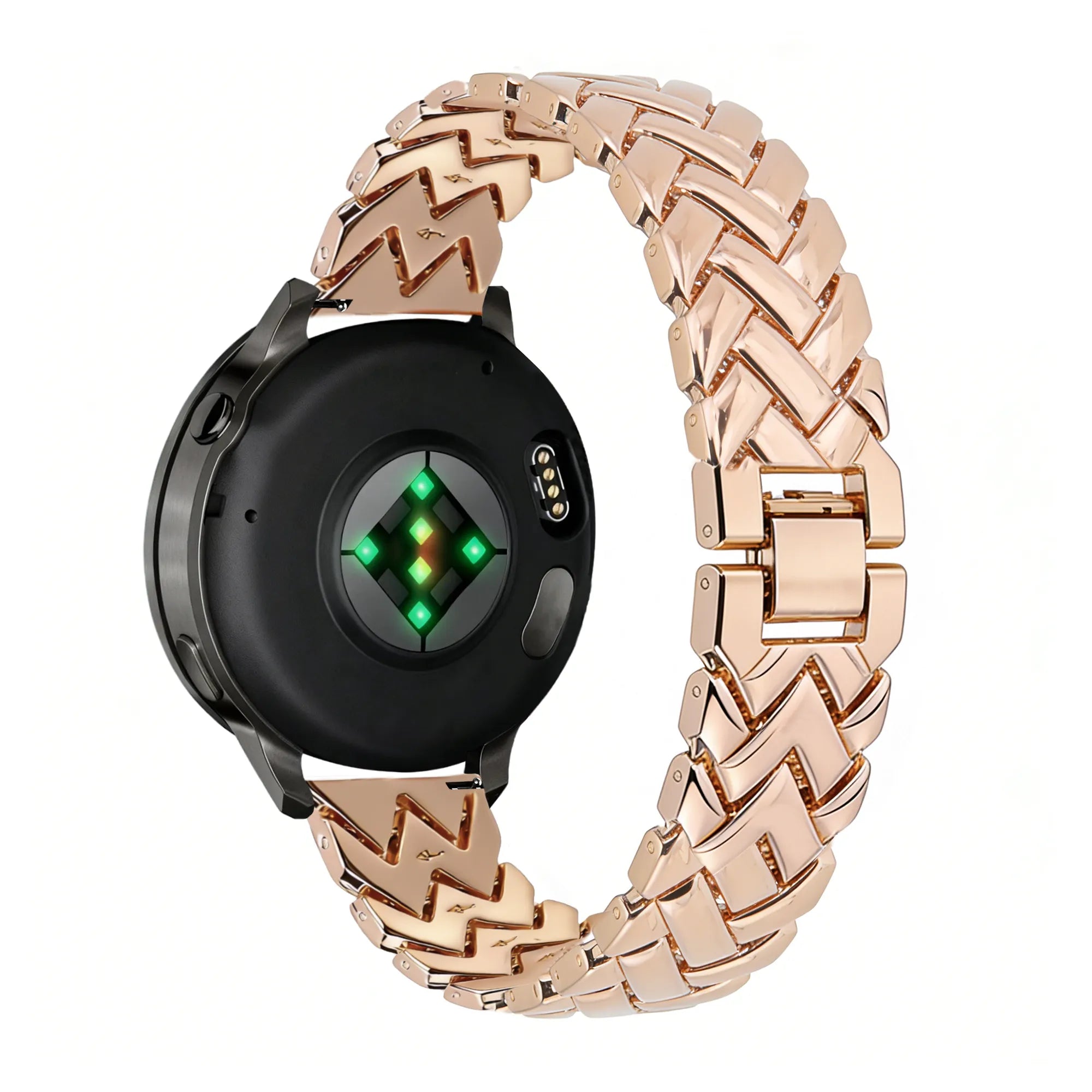 Bandz Garmin Vivomove 3s Metal Strap 'V-Type' (Rose Gold)