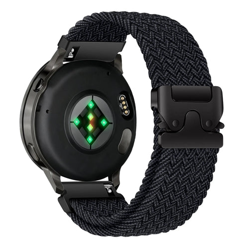 Bandz Bracelet tressé 'Parachute' Garmin Venu 3 (graphite)