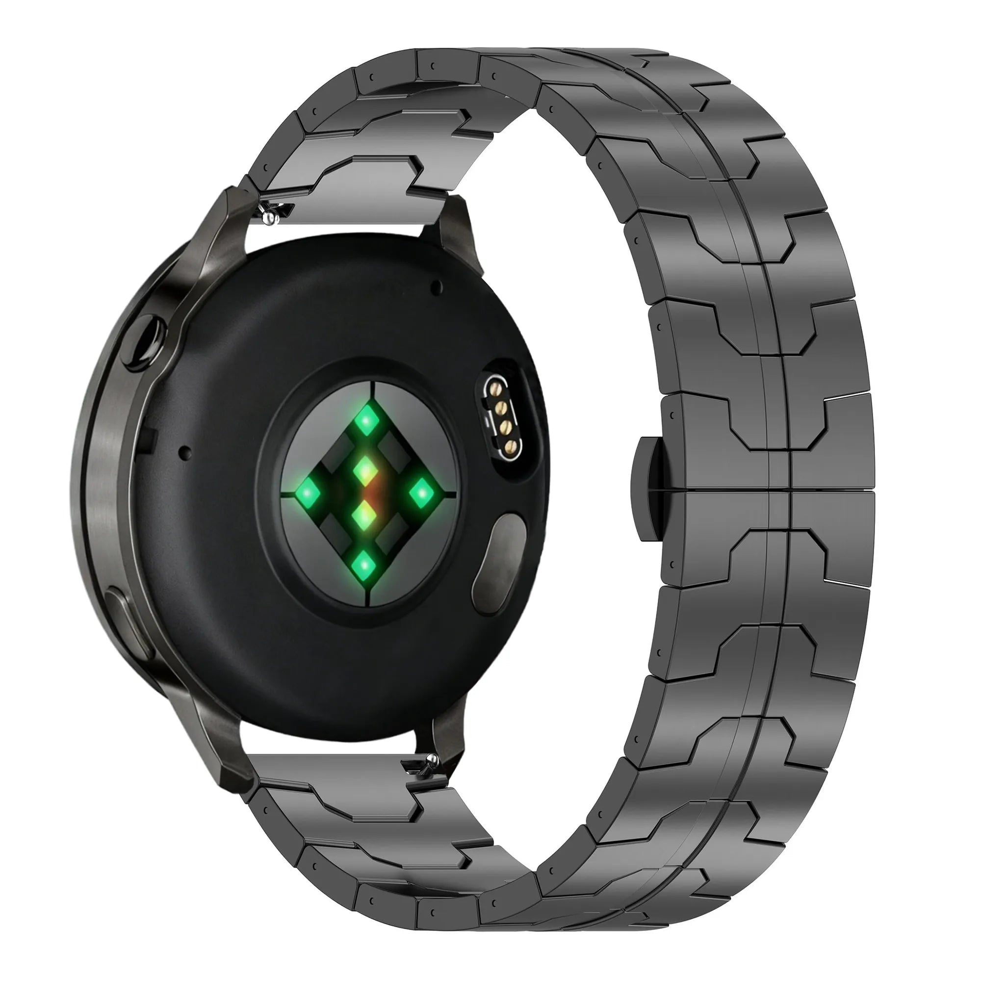 Bandz Bracelet acier 'Iron' Garmin Venu 3 (noir)