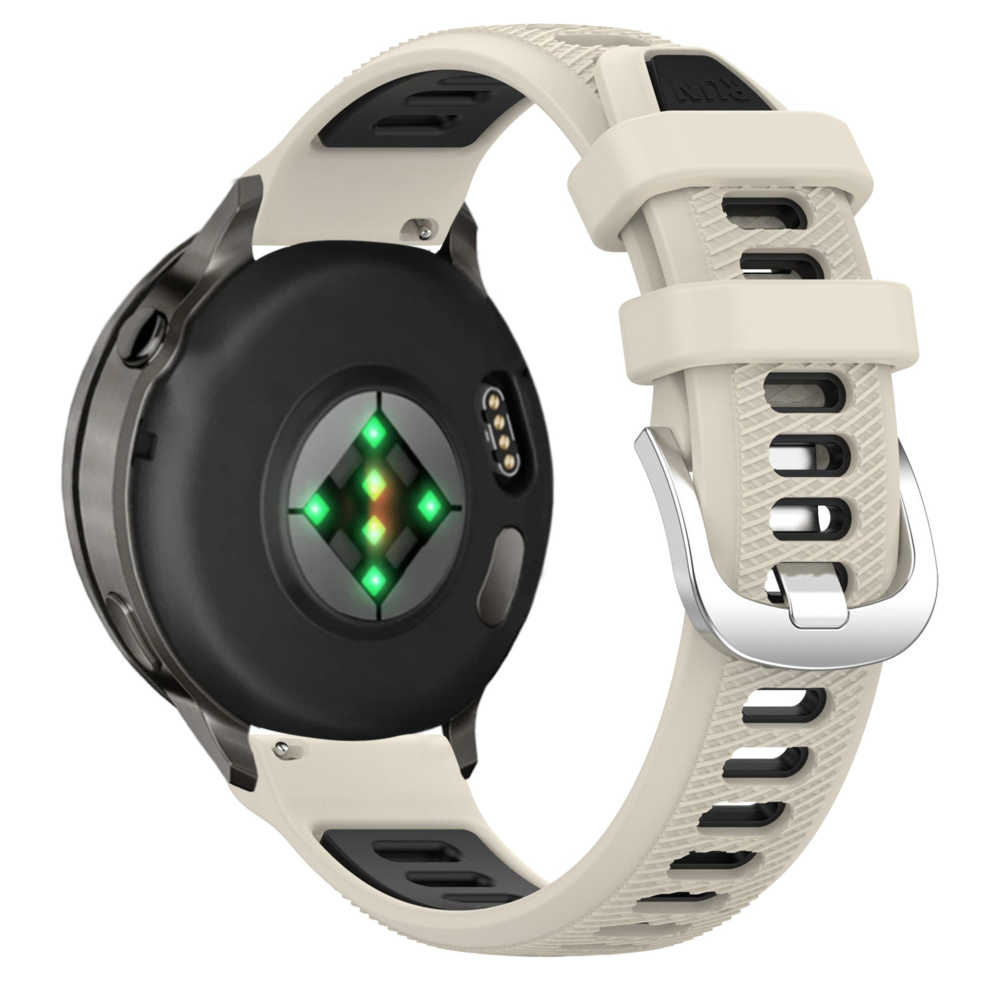 Bandz Garmin Forerunner 255s Sportarmband mit Schnalle (Polarstern/Schwarz)