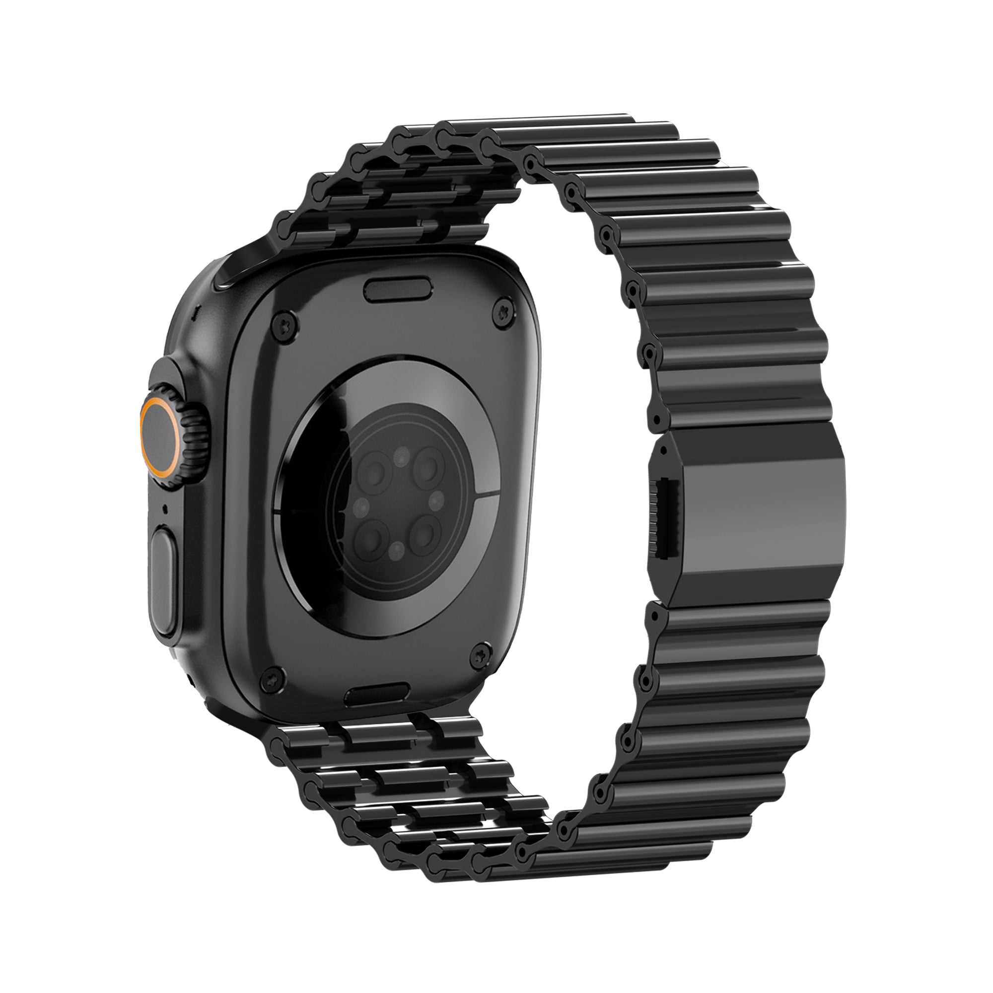 Bandz Apple Watch Premium Stahlarmband 'Ocean' (Schwarz)