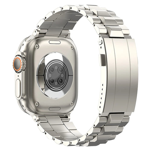 Bandz Apple Watch Titanium Strap 'Deluxe' (Titanium)