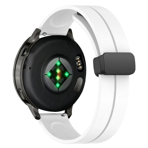 Bandz Garmin Vivomove HR Silicone Strap with D-Buckle (White)