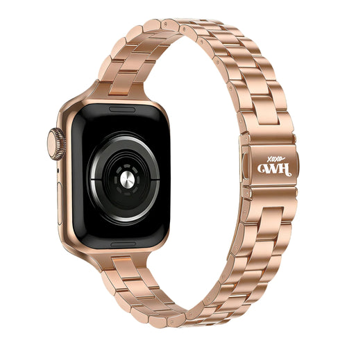 xoxo Wildhearts Bracelet acier fin Apple Watch (or rose)