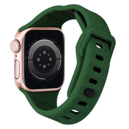 Apple Watch Tilted Sportarmband (Dunkelgrün)