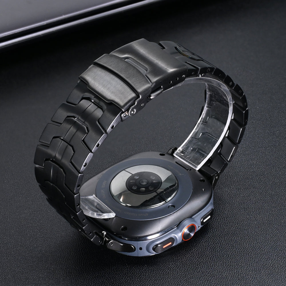 Google Pixel Watch 4 - 45mm 'Iron' Titanium Strap (Black)