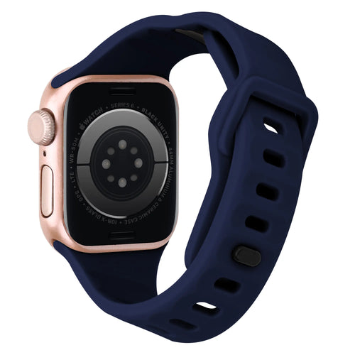 Bracelet sport tilted Apple Watch (bleu foncé)