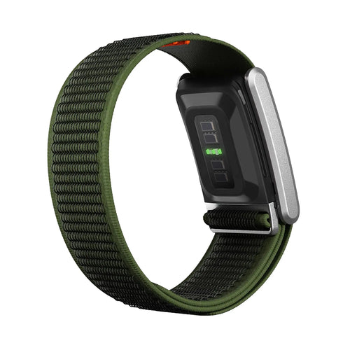WHOOP 5.0 Nylon Hybrid Armband (Grün)