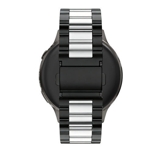 Bandz Bracelet acier 'Classic' Garmin Venu 2 (noir argent)