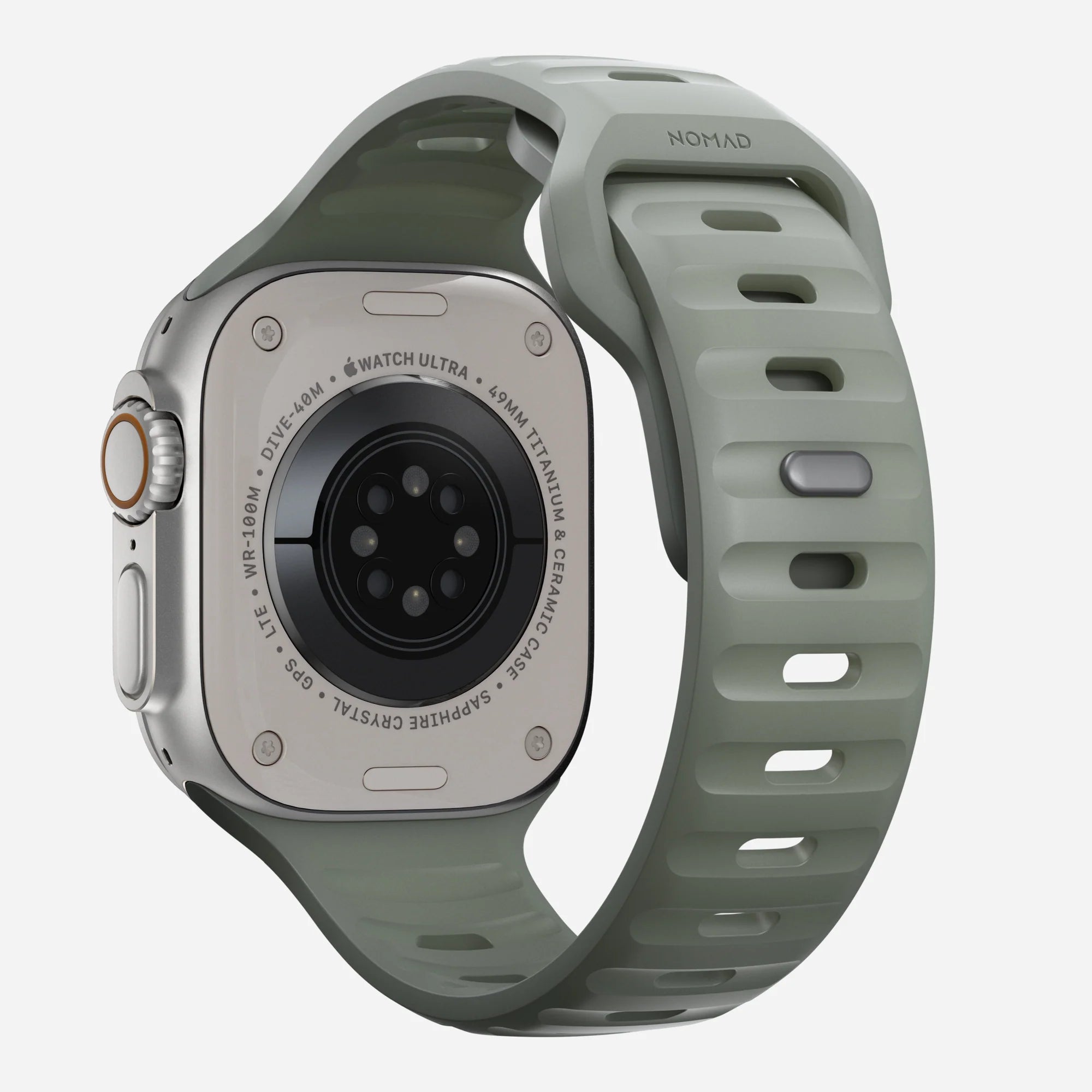 Nomad Sport Apple Watch siliconen bandje (coastal rock)