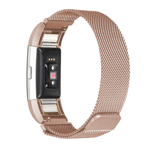 Fitbit Charge 4 Milanese Strap (Rose Gold)