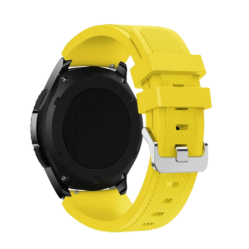 Bracelet silicone Samsung Galaxy Watch 5 Pro (jaune)