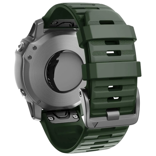 Garmin D2 Mach 2 - 51mm Silicone Strap (Dark Green)