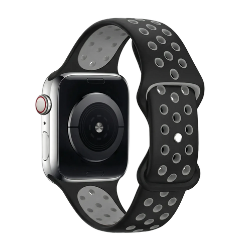 Apple Watch Armband Sport (Schwarz/Grau)