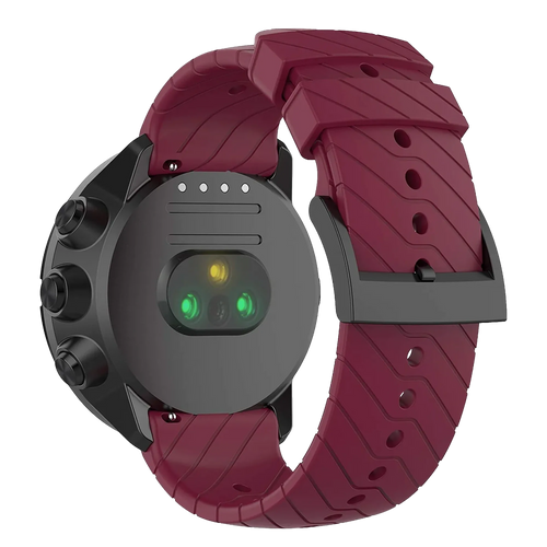 Suunto 9 (Baro) Silicone Strap (Burgundy)