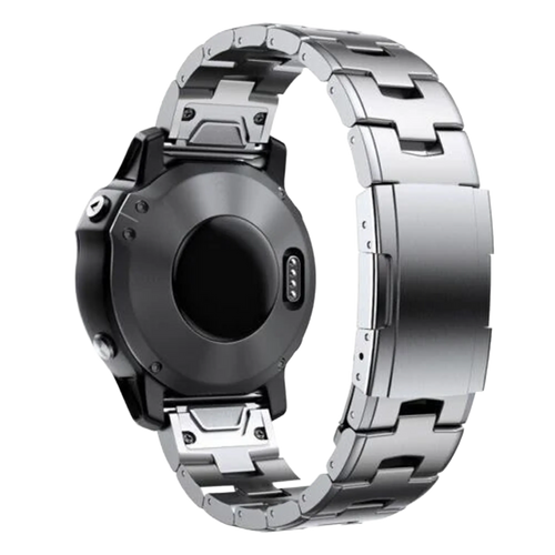 Correa titanio Garmin Fenix 5x/6x (plata)