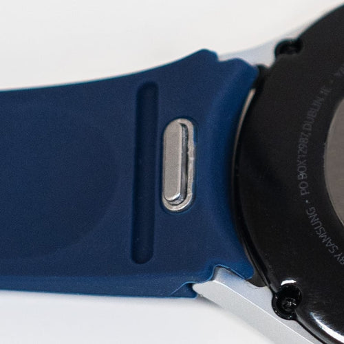 Samsung Galaxy Watch 4 40mm 'One push' Silikonarmband (Dunkelblau)