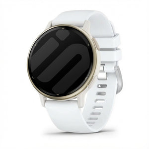Bracelet silicone classique Garmin Vivoactive 5 (blanc) 