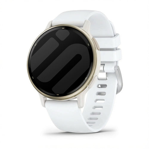 Bracelet silicone classique Garmin Vivoactive 5 (blanc) 
