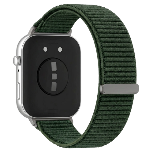 Huawei Watch Fit 3 Nylon Wave Strap (Dark Green)