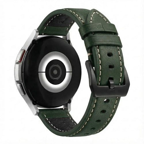 Bracelet cuir TicWatch Pro 5 Enduro (vert)