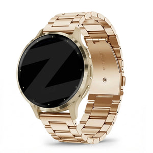 Bandz Bracelet acier 'Classic' Garmin Venu 3s (rose or)