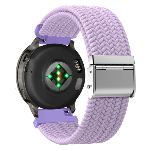 Bandz Correa nylon tejida Garmin Bounce 2 (púrpura claro)