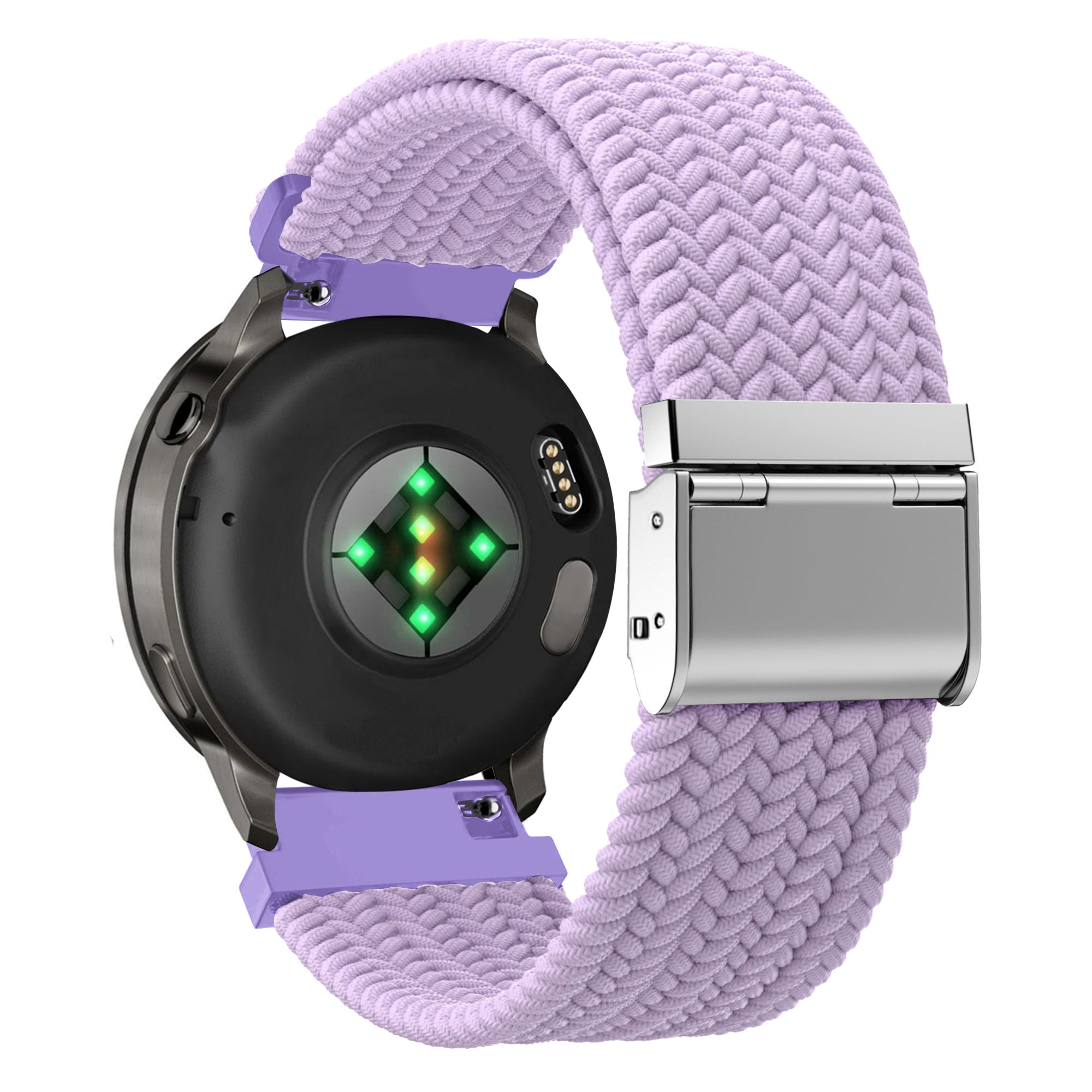 Bandz Correa nylon tejida Garmin Bounce 2 (púrpura claro)
