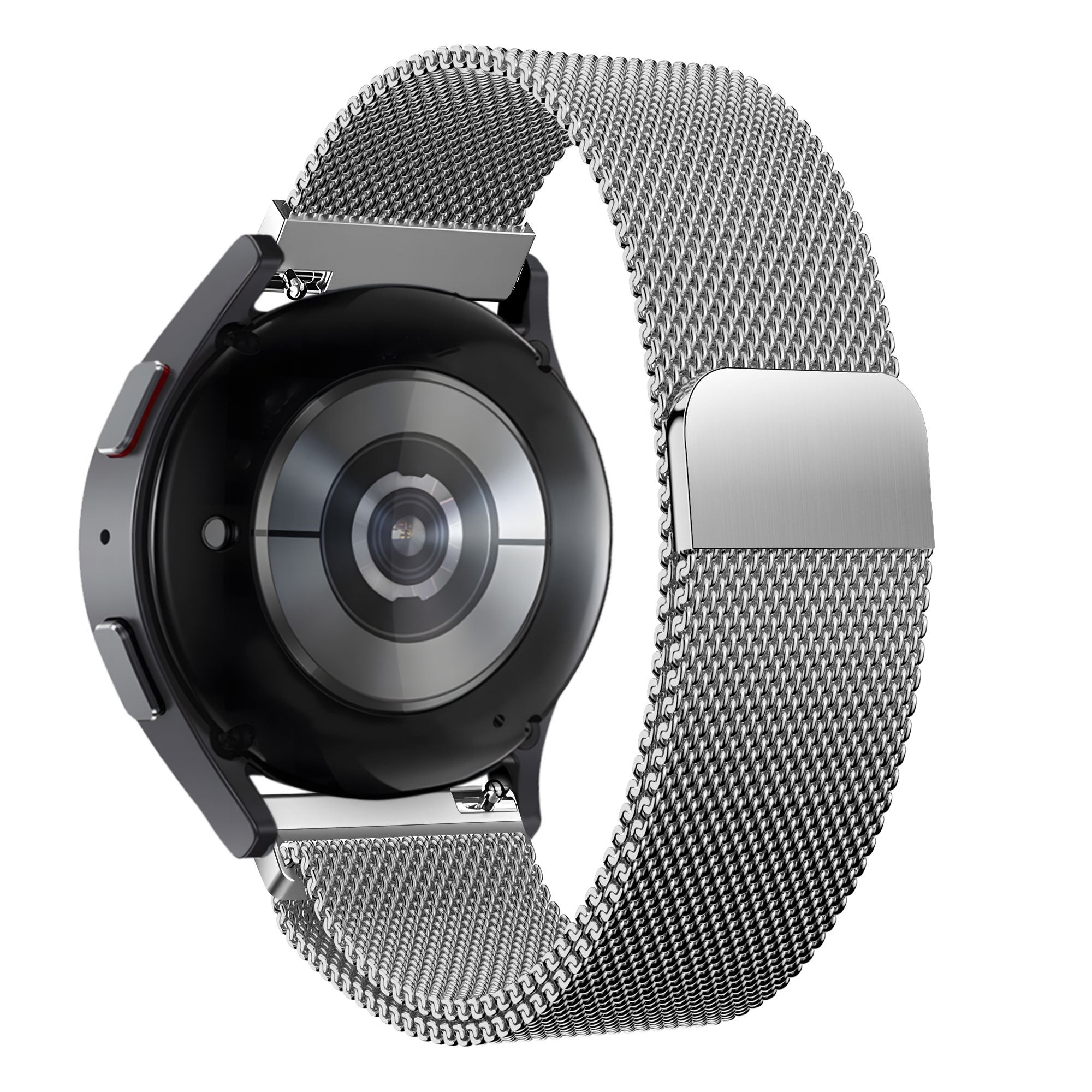 Bandz Garmin Forerunner 255 Milanese Loop Armband (Silber)