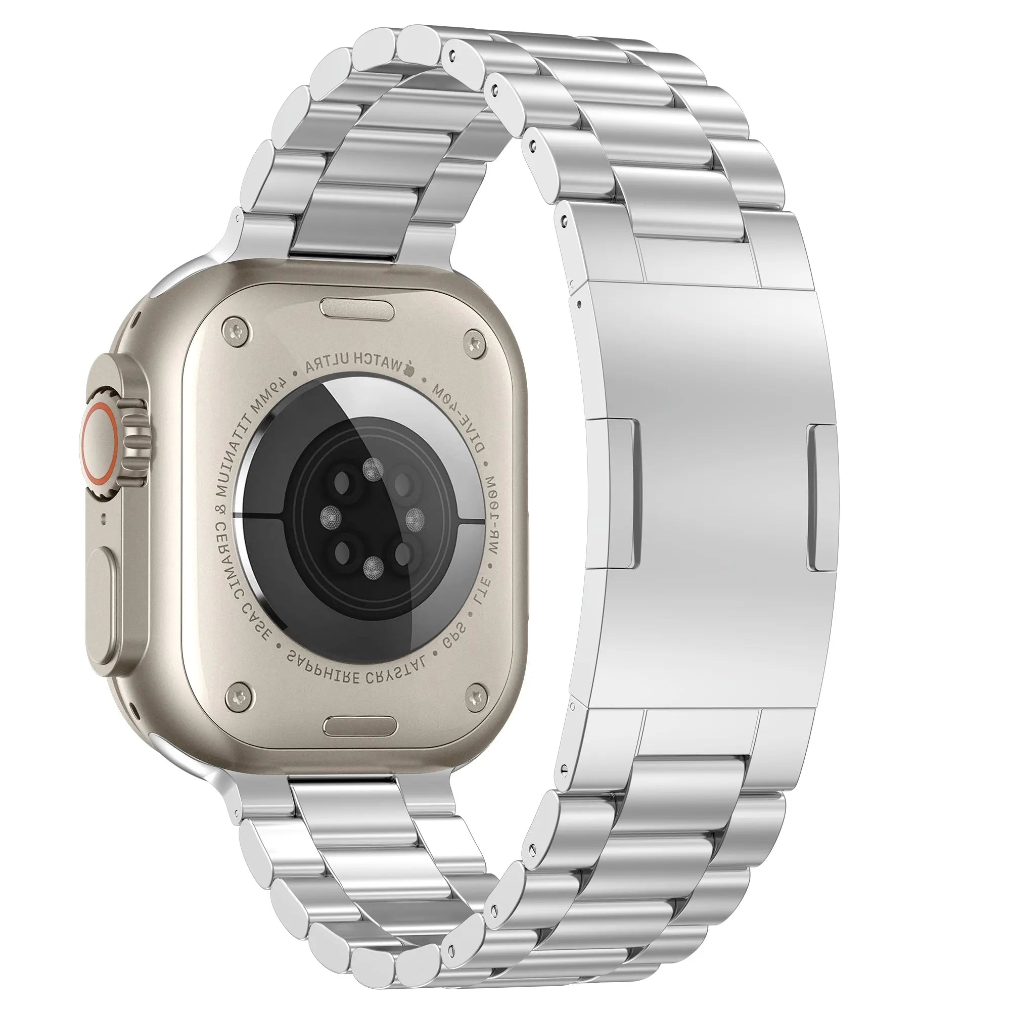 Apple Watch Raffiniert Stahlarmband (Silber)