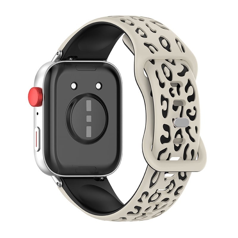 Huawei Watch Fit 4 Leopard Silikonarmband (Polarstern/Schwarz)