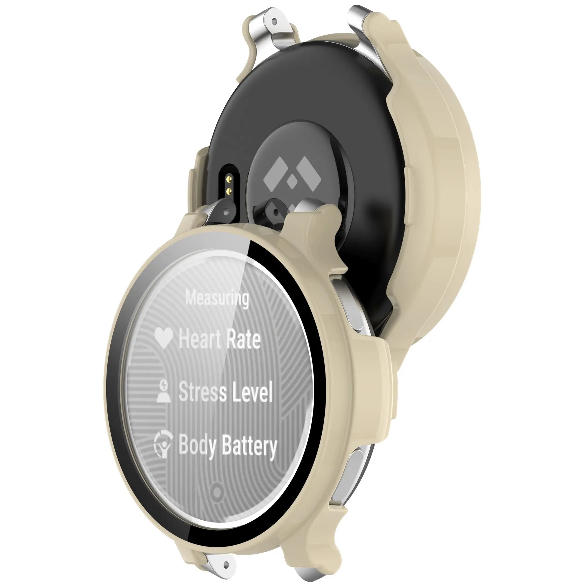 Garmin Lily 2 Active PC Case mit Glas (Beige)
