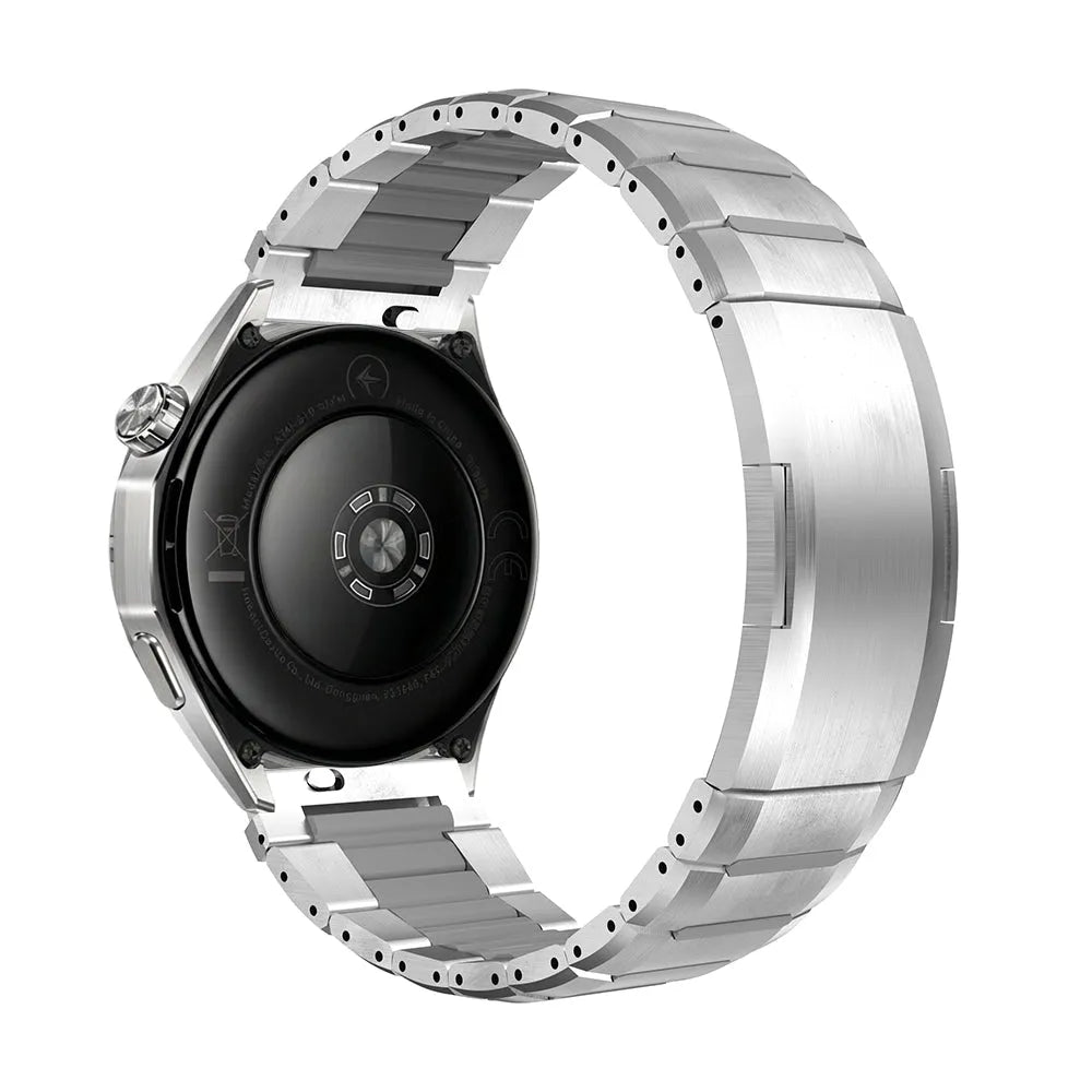 Polar Grit X Pro 'One Push' Steel Hybrid Strap (Titanium/Grey)
