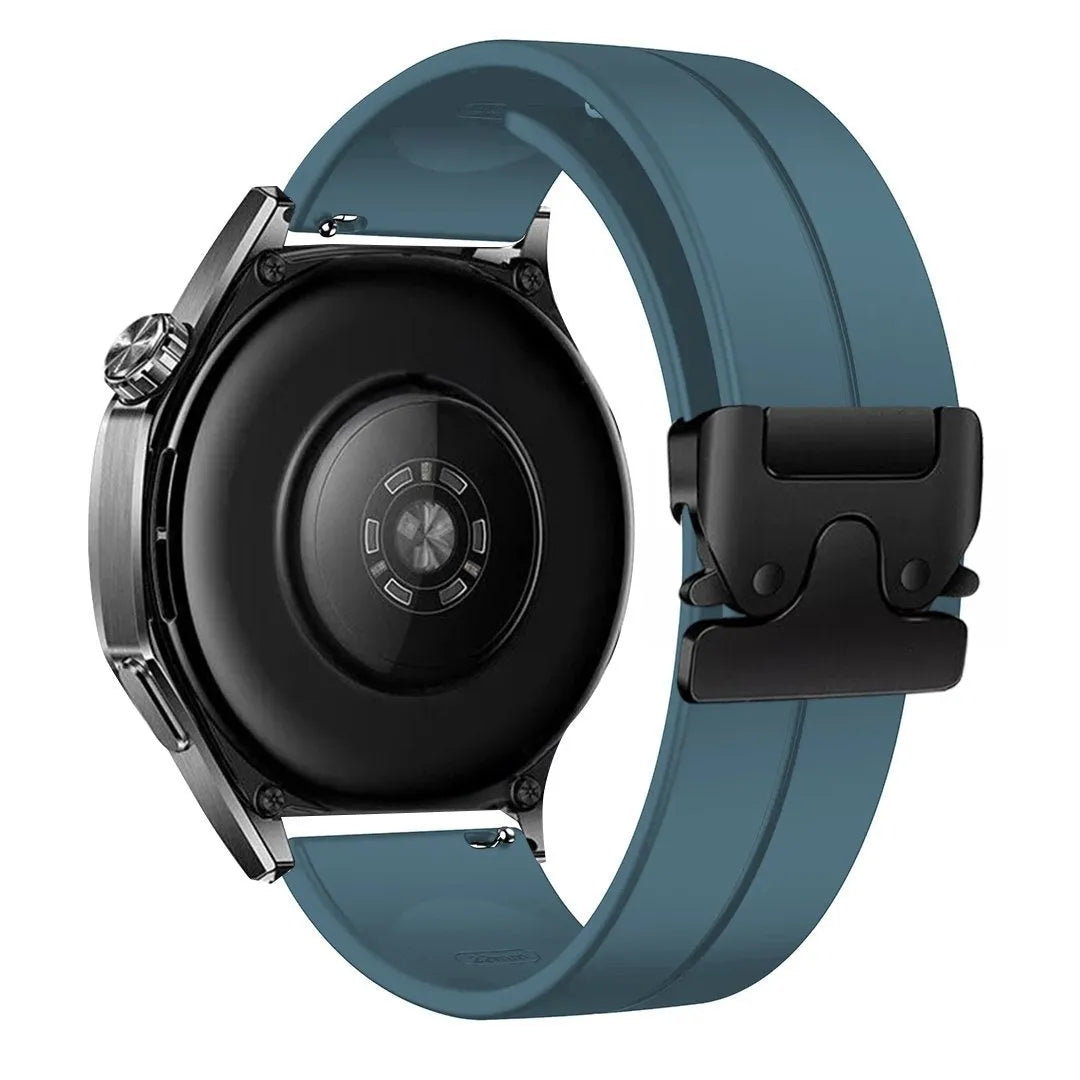 Polar Ignite 2 Silikonarmband mit P-Schnalle (Graublau)