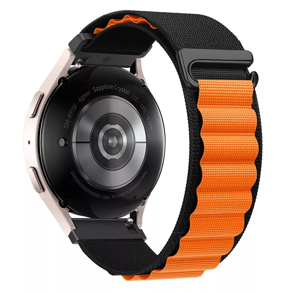 CMF Watch Pro 3 Alpine Nylonarmband (Schwarz/Orange)
