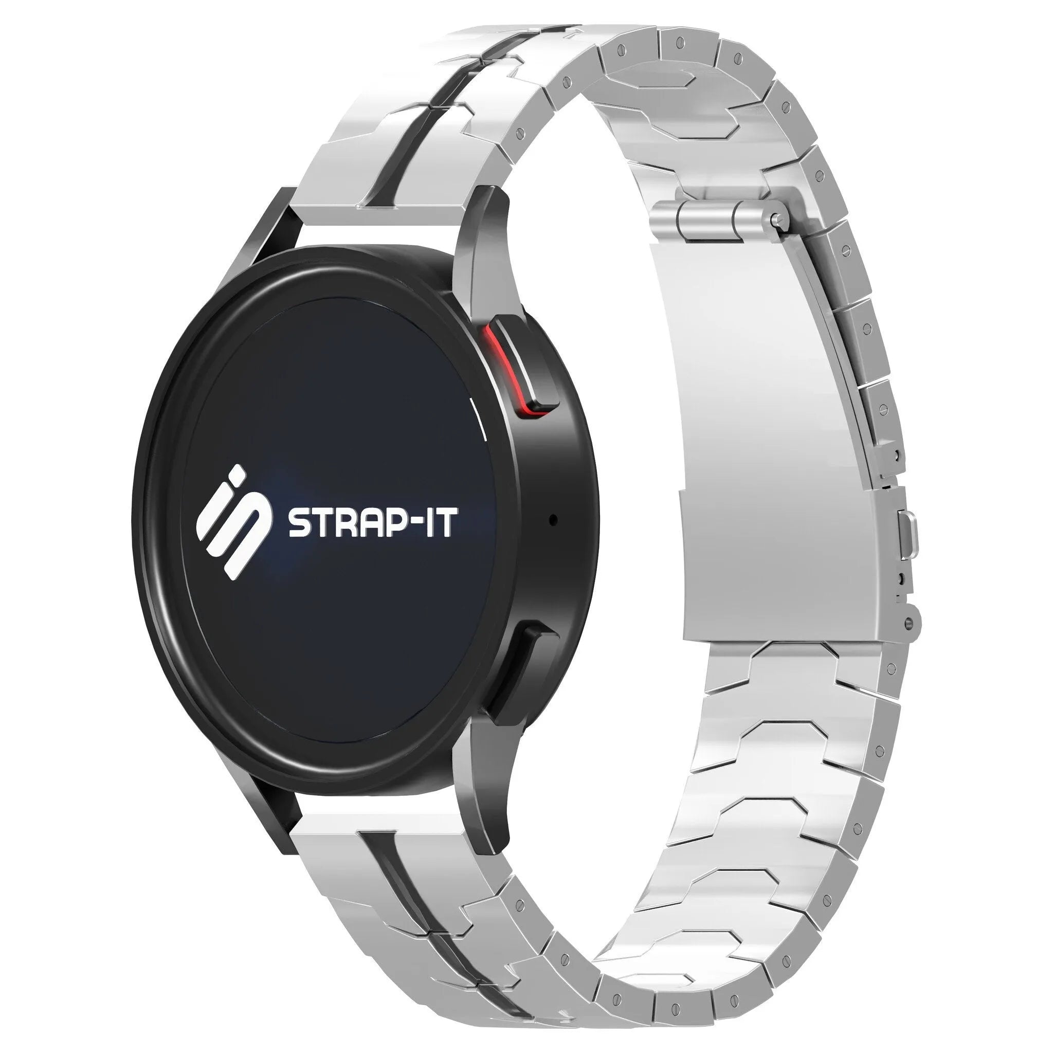 Correa acero Xiaomi Amazfit Bip (plateado/negro)